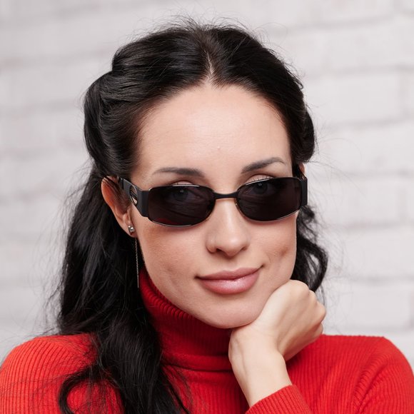 Rectangular vintage sunglasses by Von Furstenberg